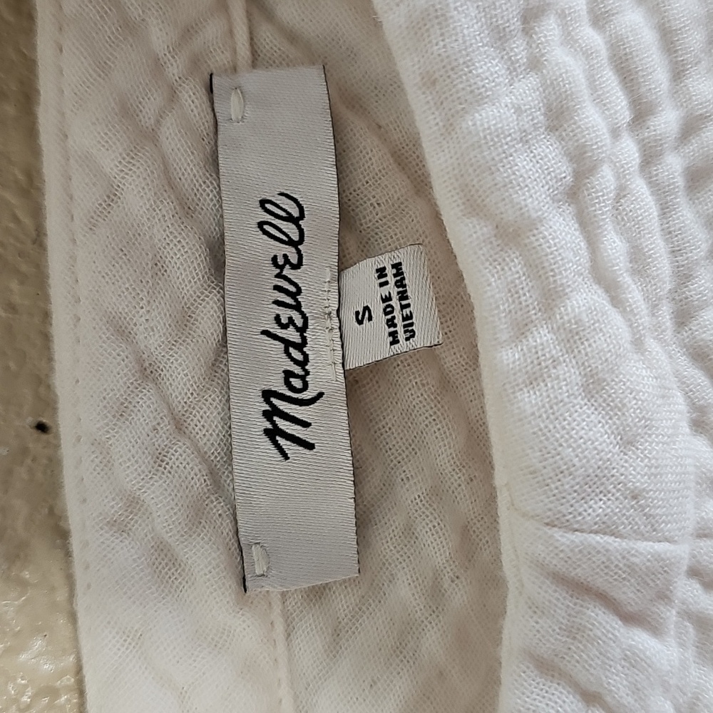 Madewell White Blouse. - Picture 4 of 6